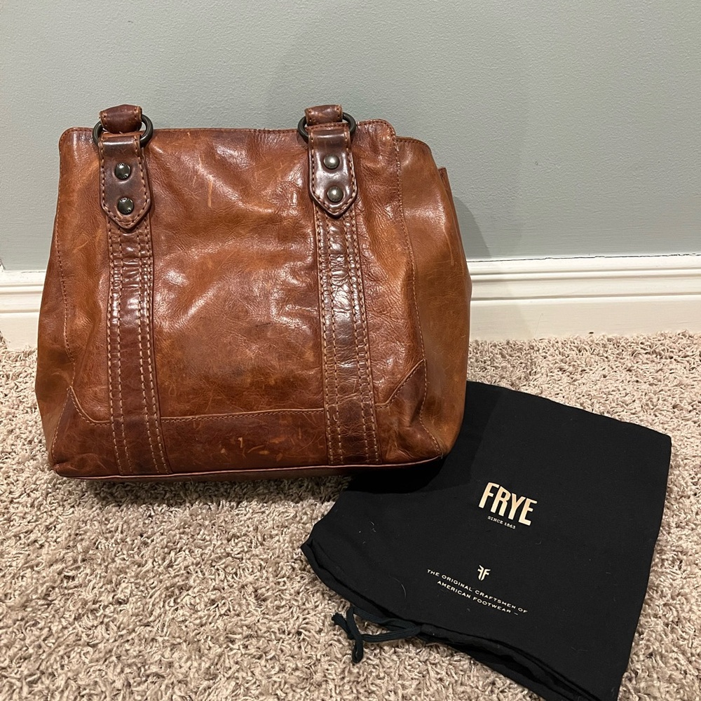Frye Brown Leather Shoulder Bag